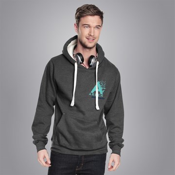 Arden Supersoft Hoodie- Navy and Graphite