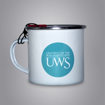 Westie Enamel Mug