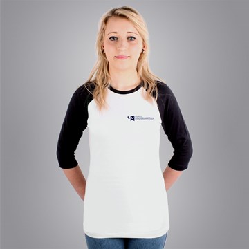 Fitted University of Wolverhampton Graduation 3/4 sleeve Baseball T-shirt