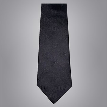 Sussex Crested Tie Black
