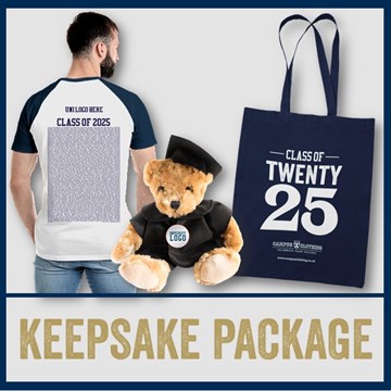 Graduation T-Shirt, Bear & Tote Bag Keepsake Package
