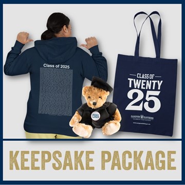 Graduation Hoodie, Bear & Tote Bag Keepsake Package