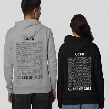 UCFB Luxury CLASS LIST Graduation Hoodie