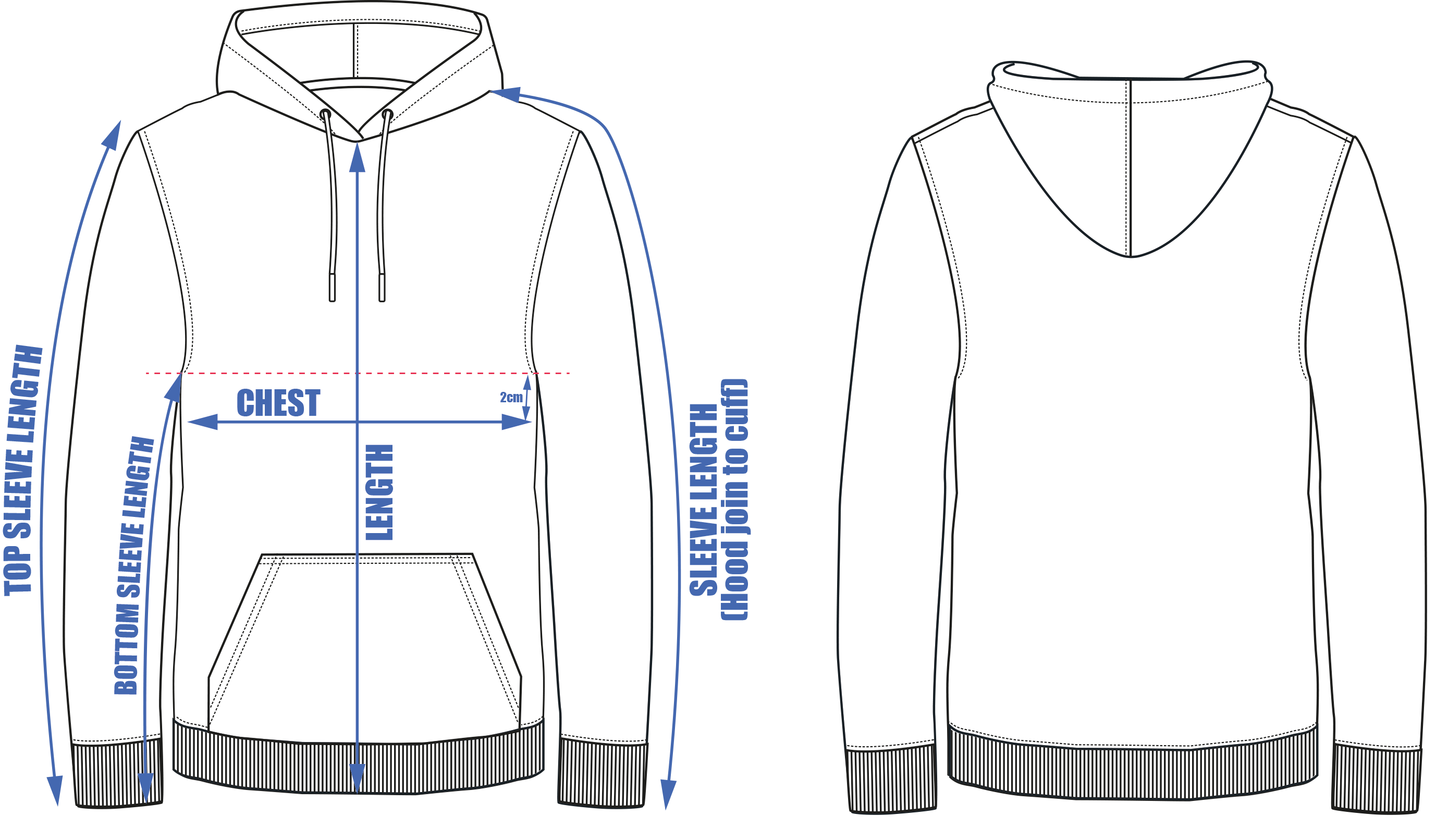 Campus Clothing Hoodie Sizes